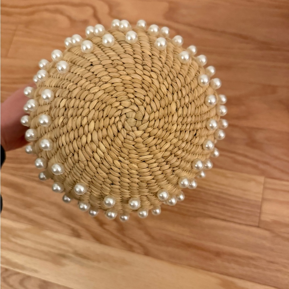 Poolside disco ball bag with pearls - Picture 5 of 6